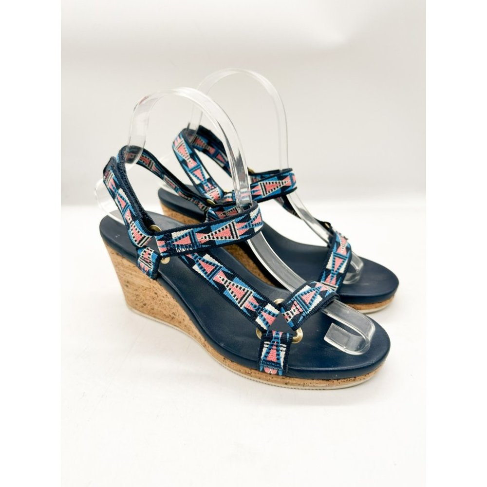 Teva Arrabelle Universal Sandals Blue Wedge 7